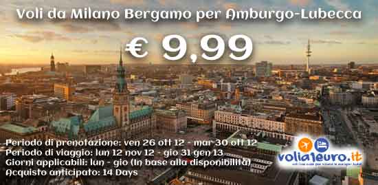 voli per amburgo