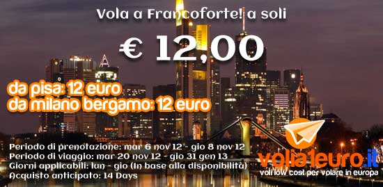 Vola a Francoforte