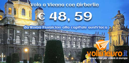 Vola a Vienna con Airberlin