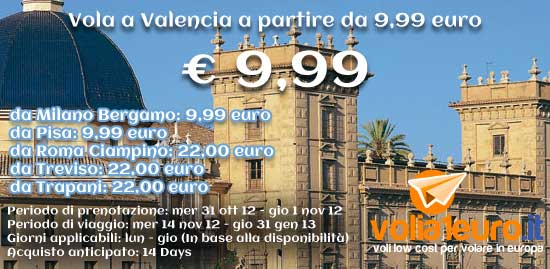 voli per valencia