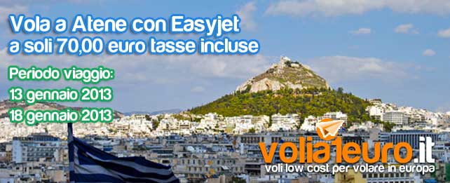 Atene a soli 70 euro