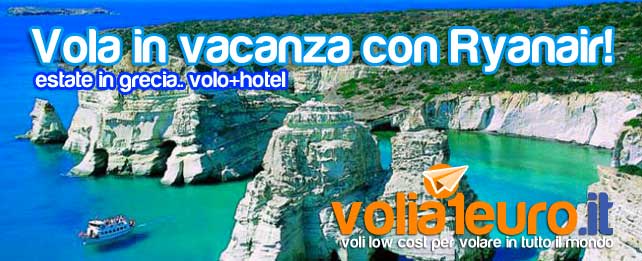 Vola in vacanza con Ryanair!