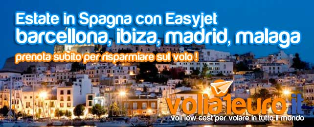 Estate in Spagna con Easyjet