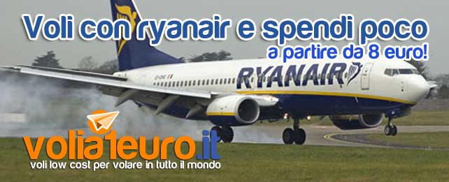 Voli con ryanair e spendi poco