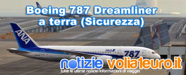 Boeing 787 Dreamliner a terra (Sicurezza)