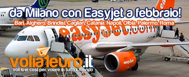 da Milano con Easyjet a febbraio!