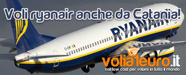 Voli ryanair anche da Catania!