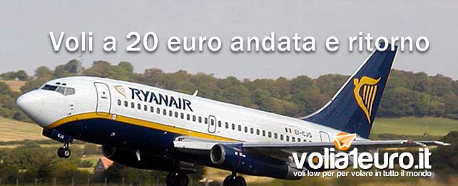 ryanair voli a 20 euro