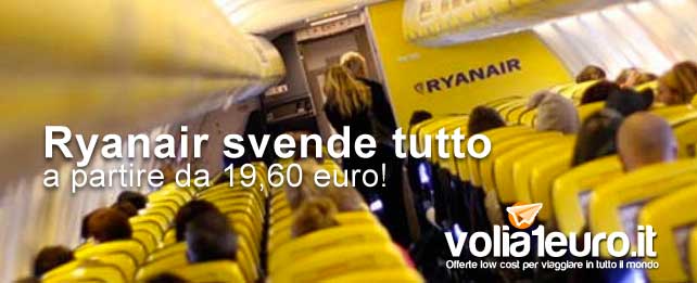 Ryanair svende tutto