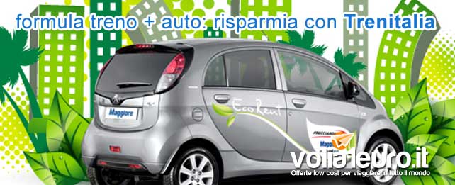 Formula treno + auto: risparmia con Trenitalia