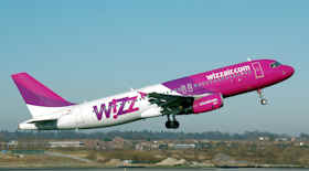 Wizz Air, sconto del 20% su tutte le rotte da e per la Romania