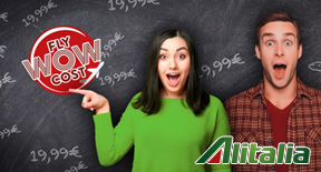 Offerta Alitalia Vola WOW COST da 19,99 euro