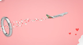 Regala a San Valentino un viaggio con Alitalia, per te una Gift card Damiani