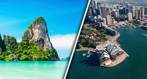 Vola in Asia e Australia a partire da 522 Euro a/r tutto incluso con Alitalia