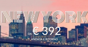 Vola a New York a partire da 392 Euro con Alitalia