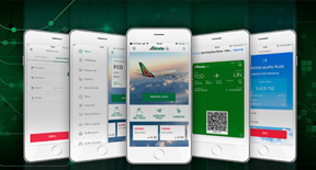 Scarica la nuova App Alitalia – disponibile su App Store e Google Play