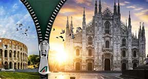 Milano – Roma e Roma – Milano a partire da 99 Euro a/r tutto incluso con Alitalia
