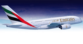 Vola con Emirates Airlines a partire da 399 Euro a/r in Economy Class